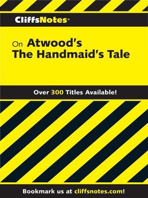 cover image of CliffsNotes on Atwood's the Handmaid's Tale